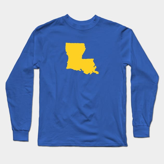 Purple & Gold Long Sleeve T-Shirt by HoustonFan